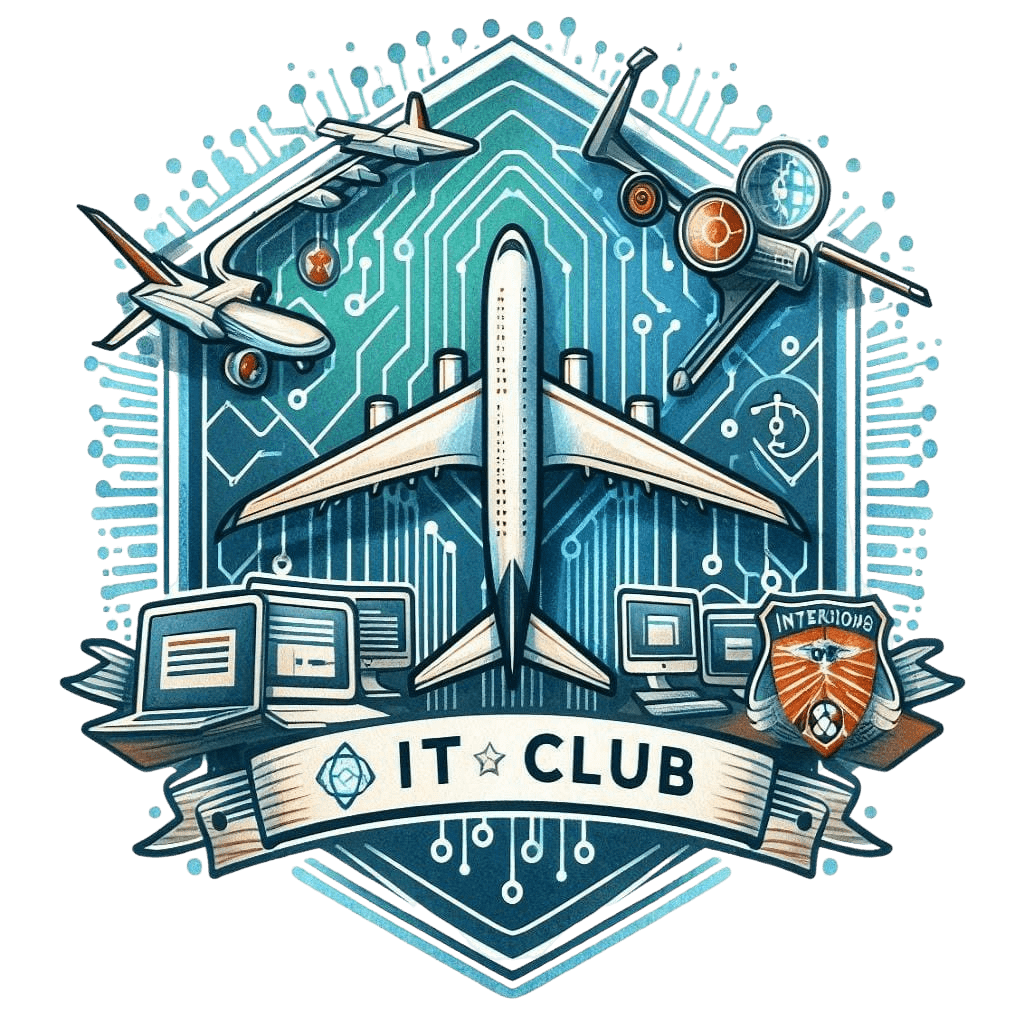 IT Club logo, a vibrant and colorful representation of the community